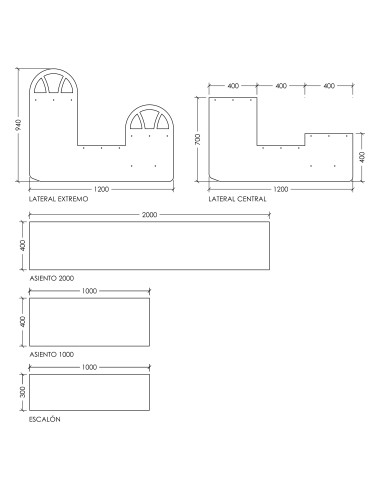 Grada Metálica Avanz - Modular, Personalizable y Duradera